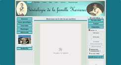 Desktop Screenshot of genealogie-kervarrec.fr